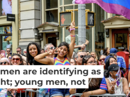 Crowds gather for a Pride march in New York in June 2026. New research shows that the boundaries of heterosexuality are changing for young women. Roy Rochlin/Getty Images